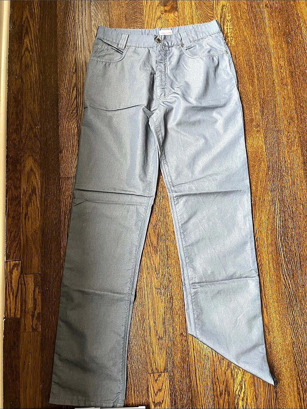 Versace Jeans Couture Straight Leg Blue Gray Size 34